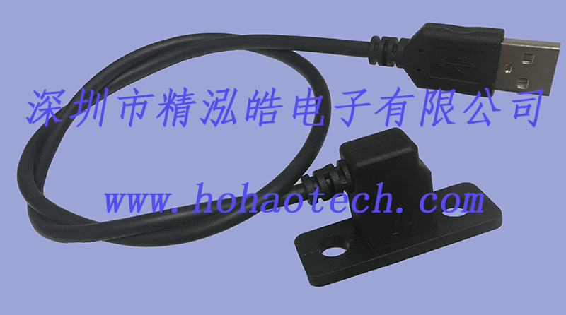 USB AM TO AF(带耳) CABLE (1)